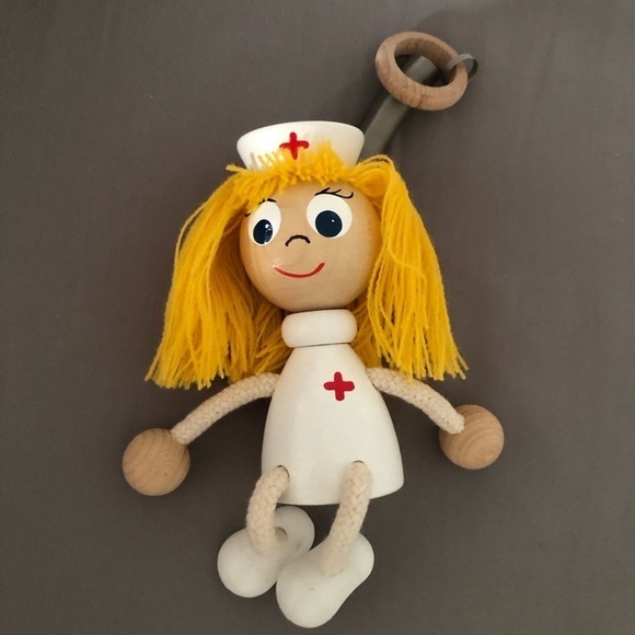 Bouncie Nurse Doll~Hand Painted~Bavaria - Picture 4 of 5